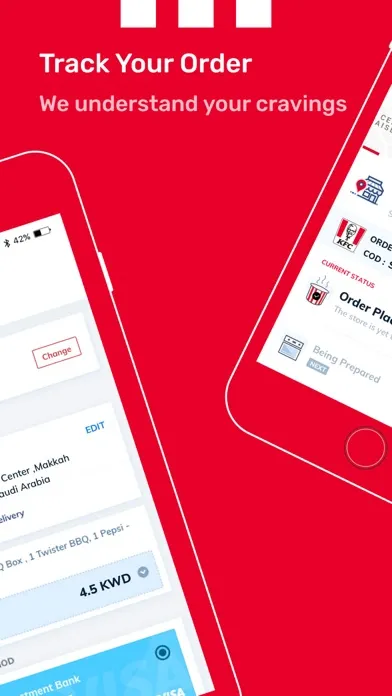KFC Kuwait - Order food Online Screenshots