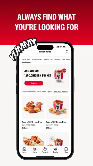 KFC US - Ordering App應用截圖
