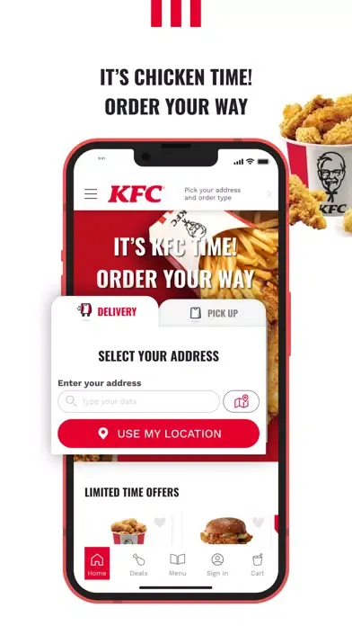 ภาพหน้าจอของ KFC Zimbabwe