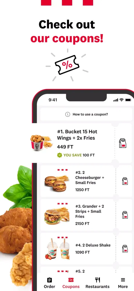 KFC Magyarország Screenshots