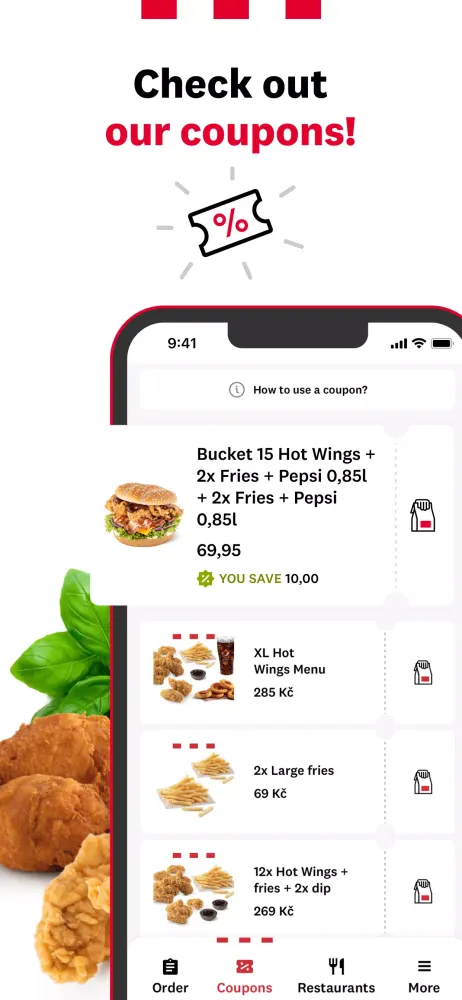 Ảnh chụp màn hình của KFC Poland