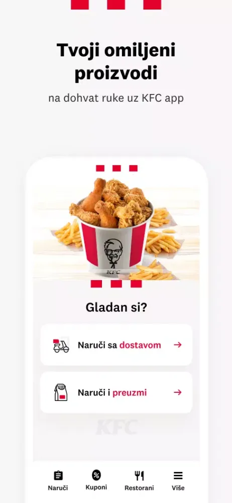 KFC Serbia Screenshots