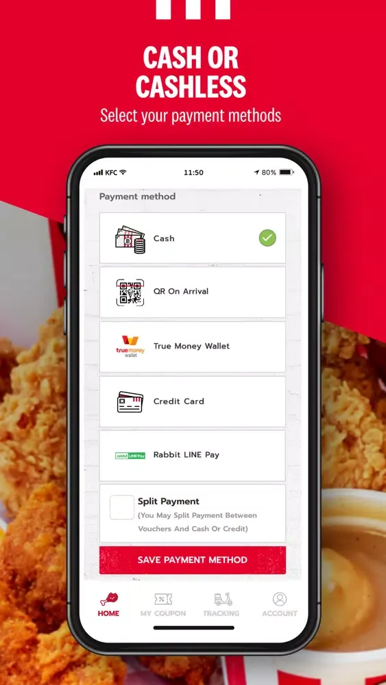 KFC Thailand - Food Ordering स्क्रीनशॉट