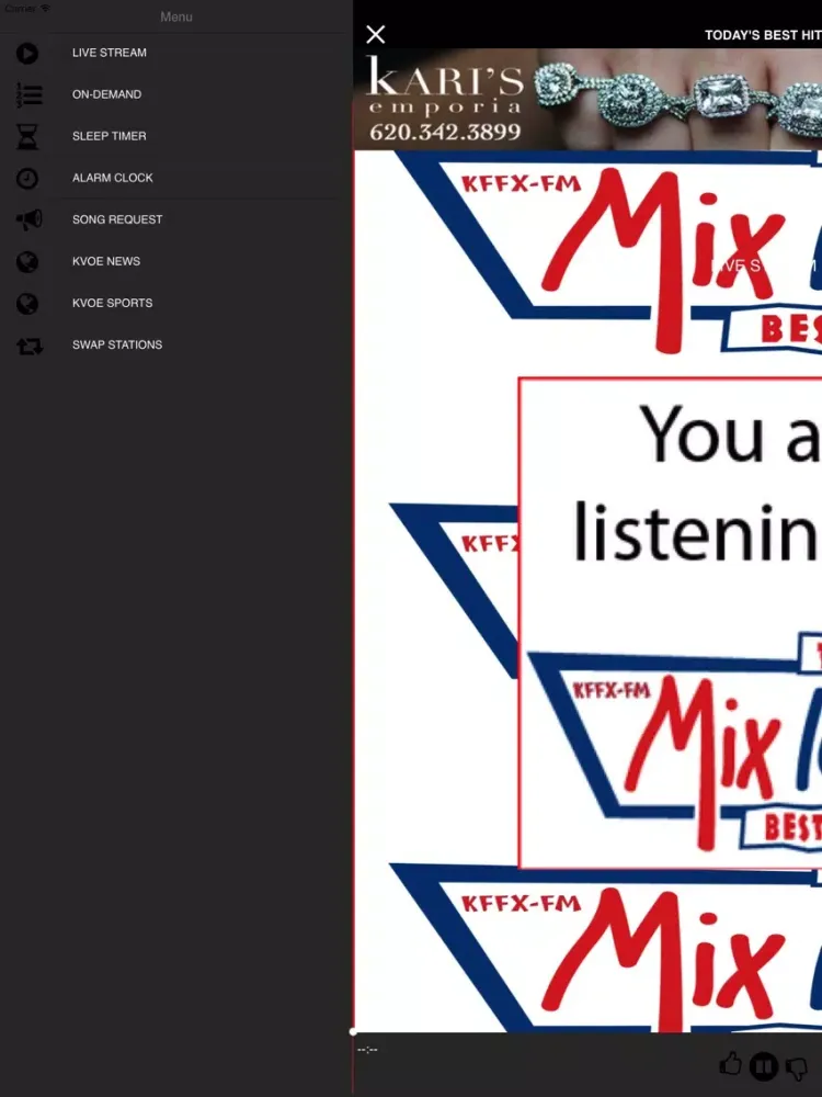 Mix 104.9 - Emporia iPad  Ekran Görüntüleri
