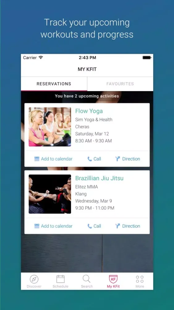 KFit - Fitness For Everyone স্ক্রিনশট