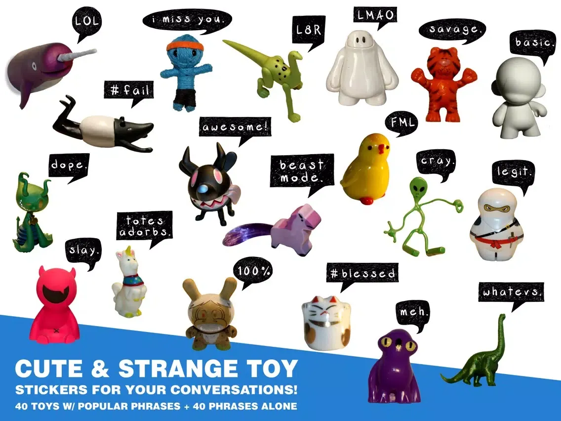 صور Toys Talk - Funny Toys and Phrases Stickers iPad 