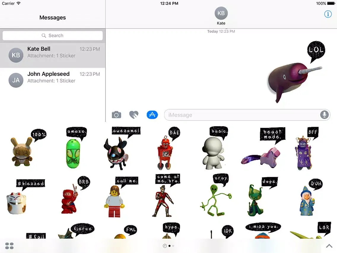 صور Toys Talk - Funny Toys and Phrases Stickers iPad 