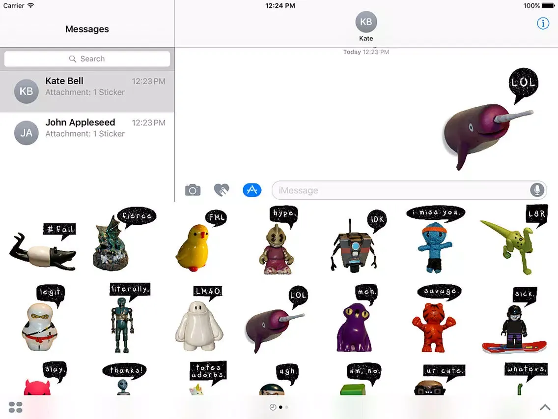 صور Toys Talk - Funny Toys and Phrases Stickers iPad 