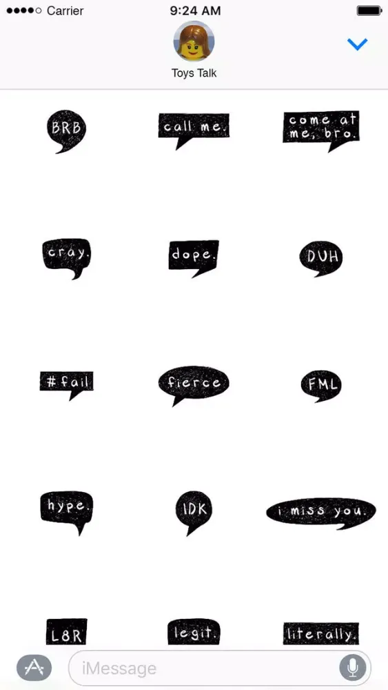 صور Toys Talk - Funny Toys and Phrases Stickers