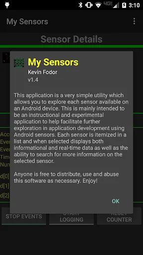 My Sensors應用截圖