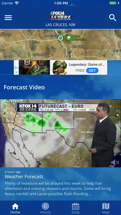 Capturas de pantalla de KFOX14 WX