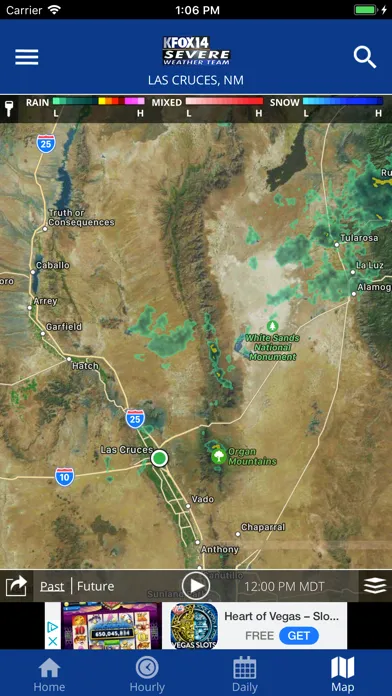 Capturas de pantalla de KFOX14 WX
