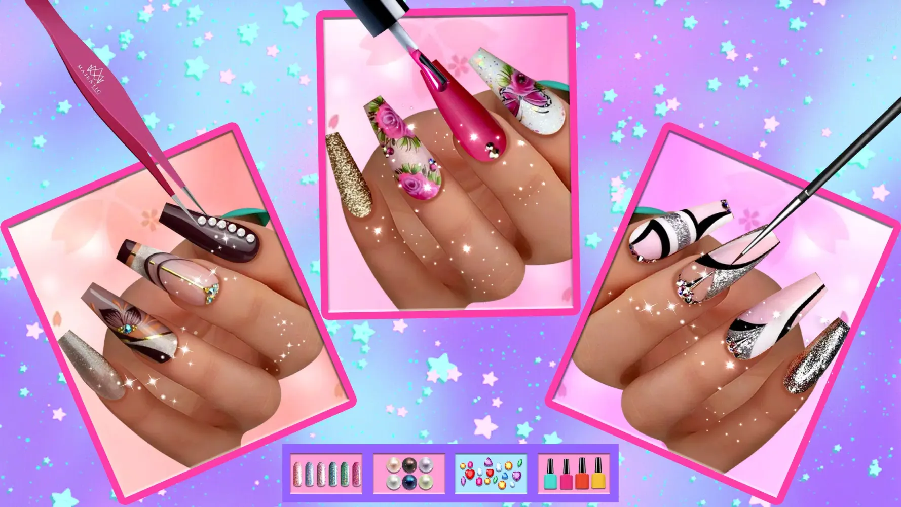 Capturas de pantalla de Girls Nail Salon: Nail Art
