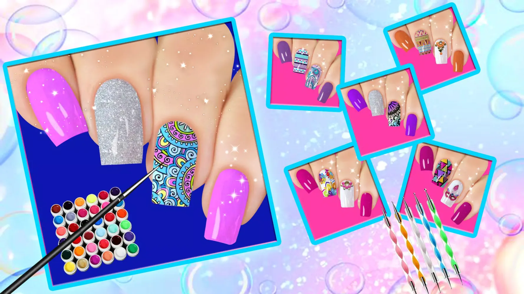 Capturas de pantalla de Girls Nail Salon: Nail Art