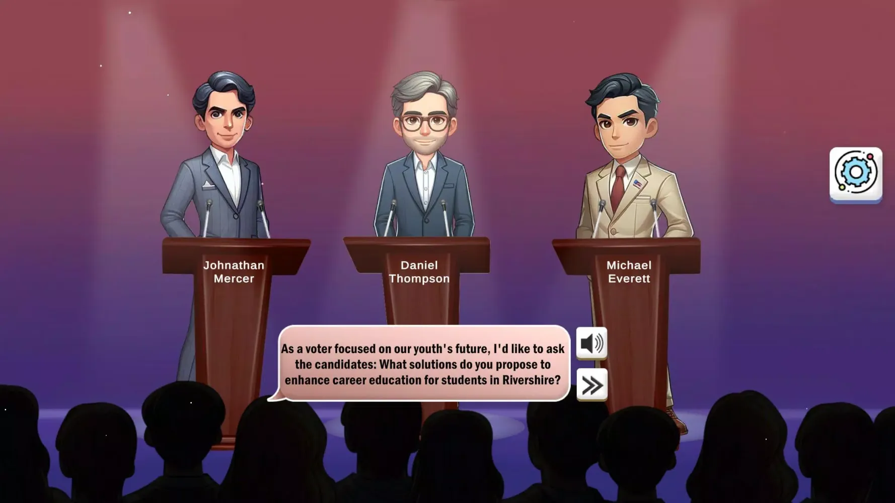 Capturas de pantalla de President Election Voting Game