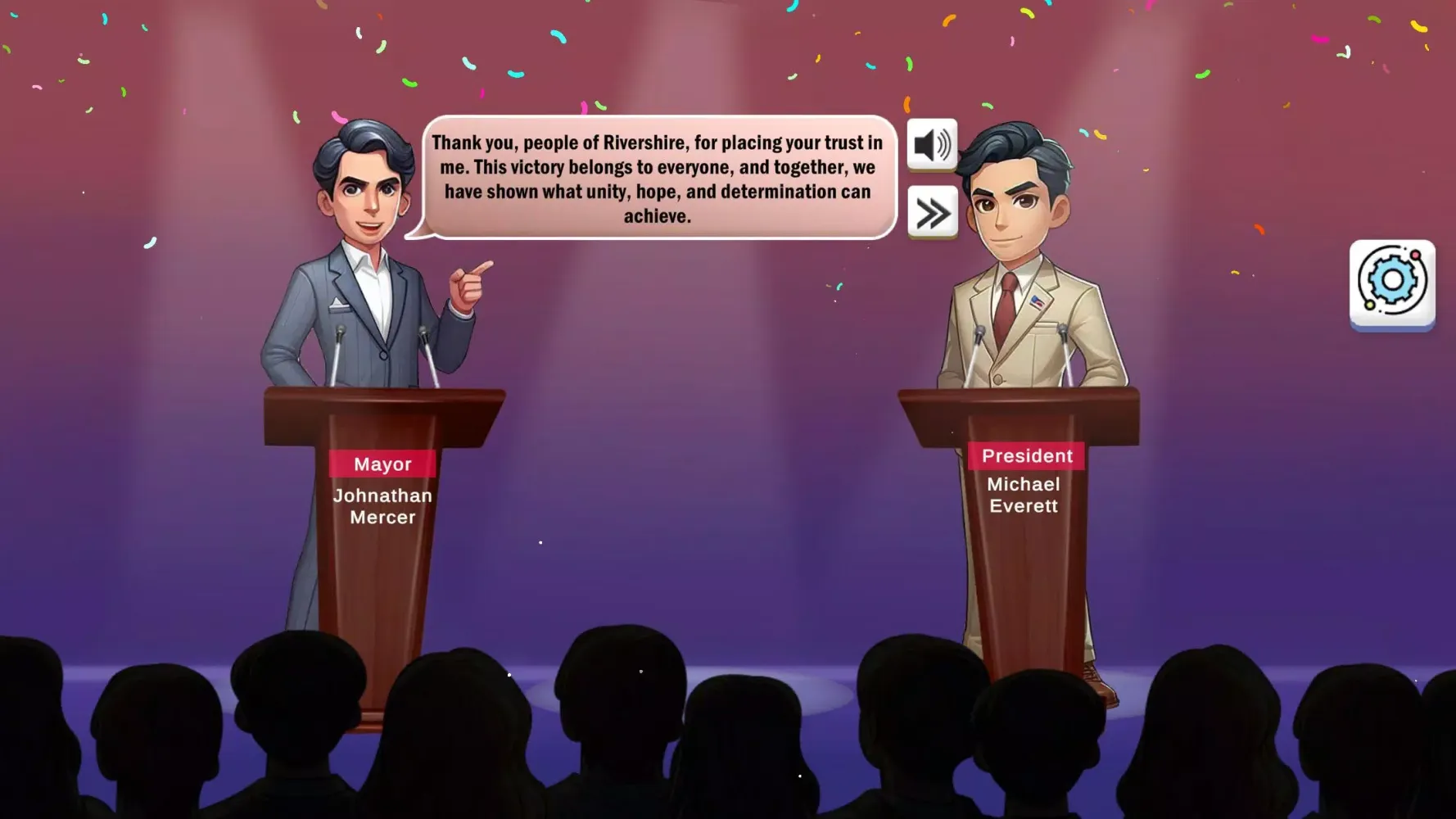 Capturas de pantalla de President Election Voting Game