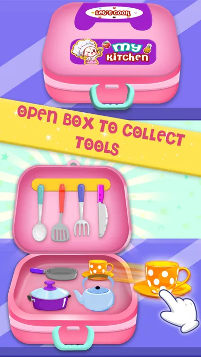 Toy Kitchen Set Food Cooking应用截图