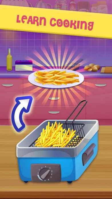 Toy Kitchen Set Food Cooking应用截图