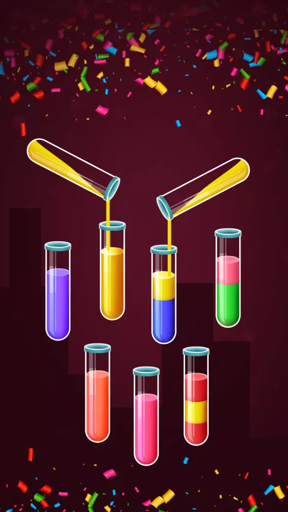 Ảnh chụp màn hình của Water Color Sort Puzzle Games