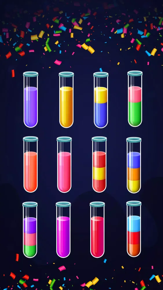 Ảnh chụp màn hình của Water Color Sort Puzzle Games