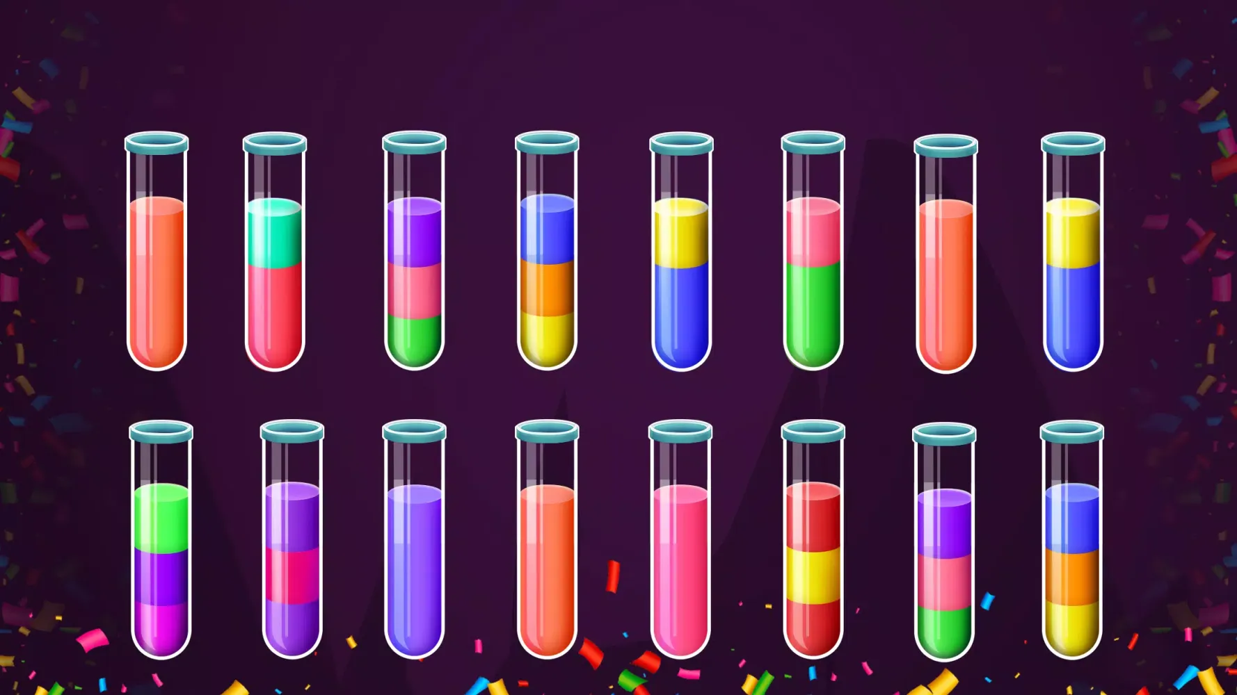 Ảnh chụp màn hình của Water Color Sort Puzzle Games