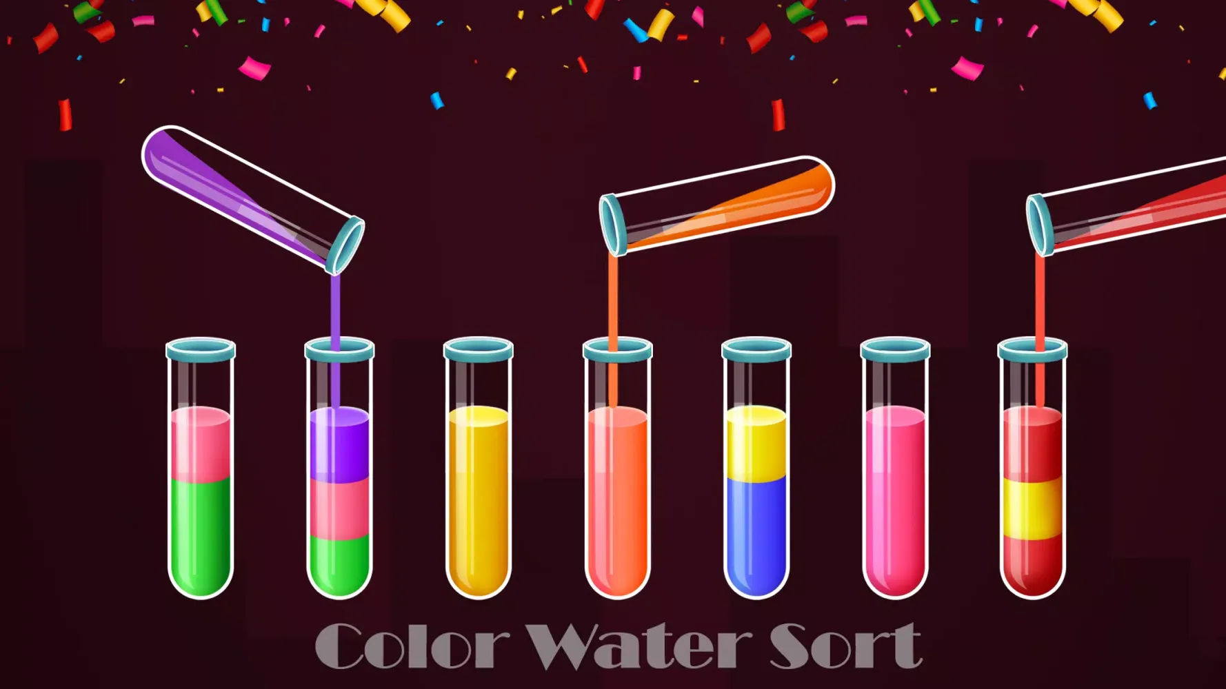 Ảnh chụp màn hình của Water Color Sort Puzzle Games