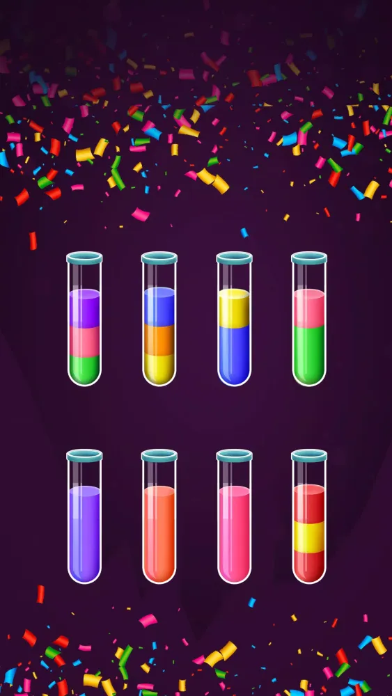 Ảnh chụp màn hình của Water Color Sort Puzzle Games