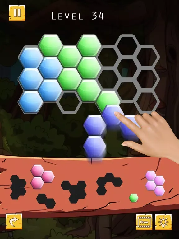 Gems Hexa: Block Puzzle Games iPad  Screenshots