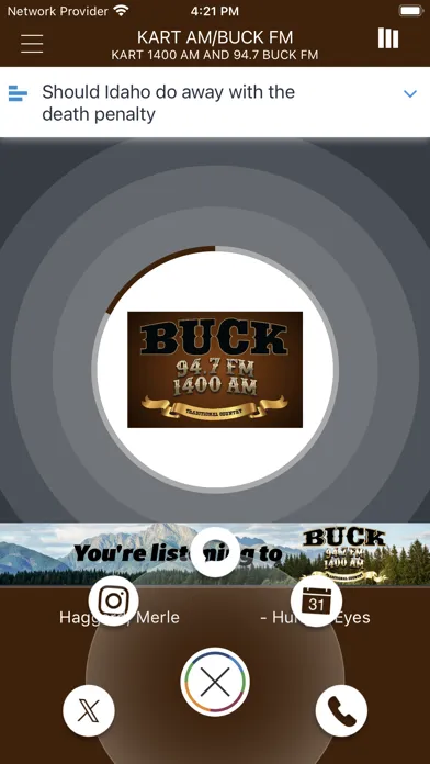 Capturas de pantalla de 94.7 BUCK FM