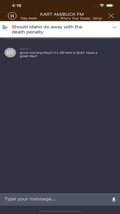 Capturas de pantalla de 94.7 BUCK FM