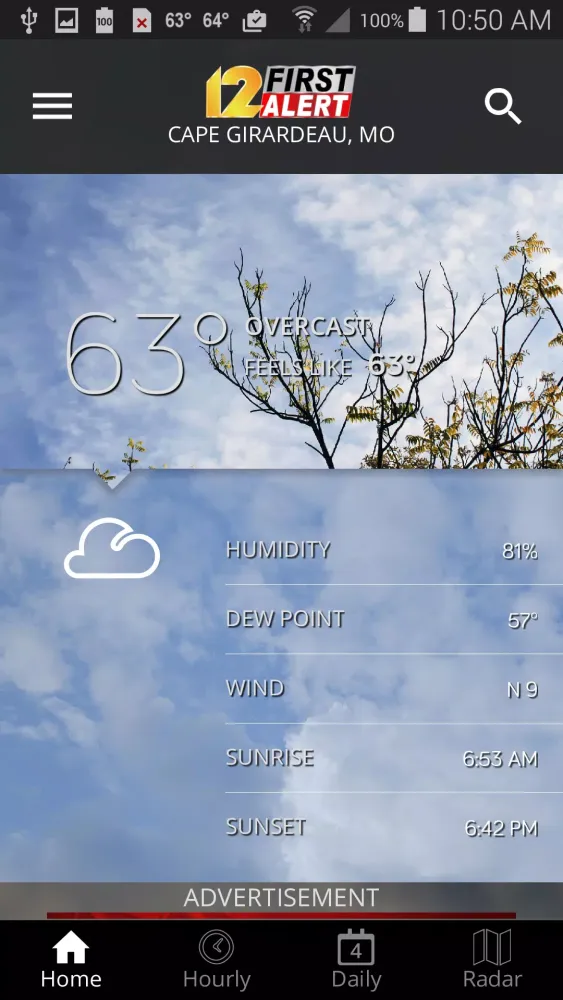 KFVS12 First Alert Weather Screenshots