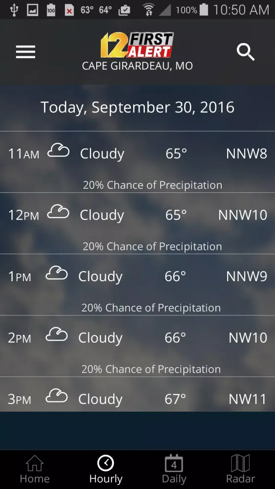 KFVS12 First Alert Weather Screenshots
