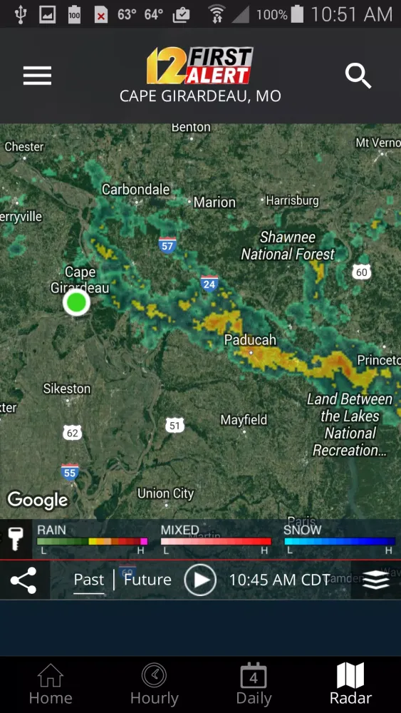 KFVS12 First Alert Weather Screenshots