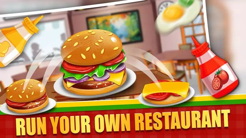 Tangkapan skrin Fast Food Cooking Game Offline