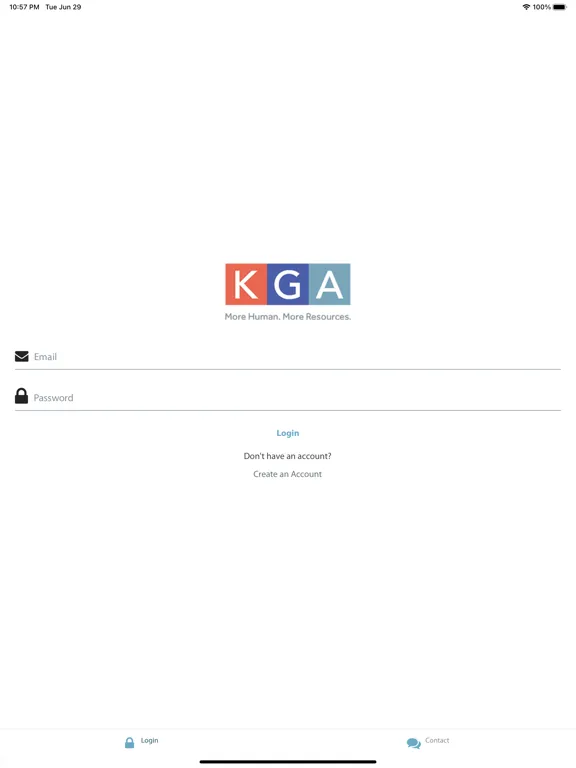 KGA Mobile iPad 应用截图