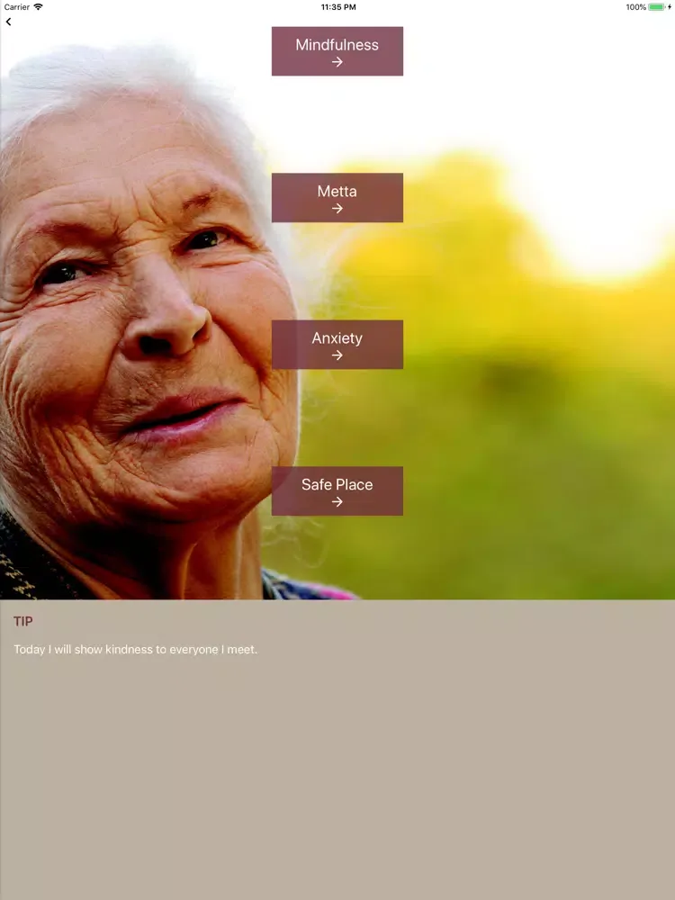 Capturas de pantalla de KGA's MyMindfulness Challenge iPad 