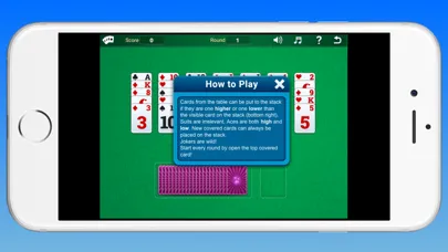 Tangkapan skrin Solitaire Golf Game