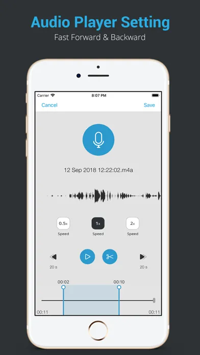 Audio Recorder HD & Voice Memo স্ক্রিনশট