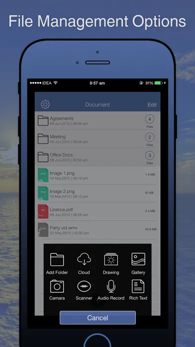 Capturas de tela do File Mini : File Manager
