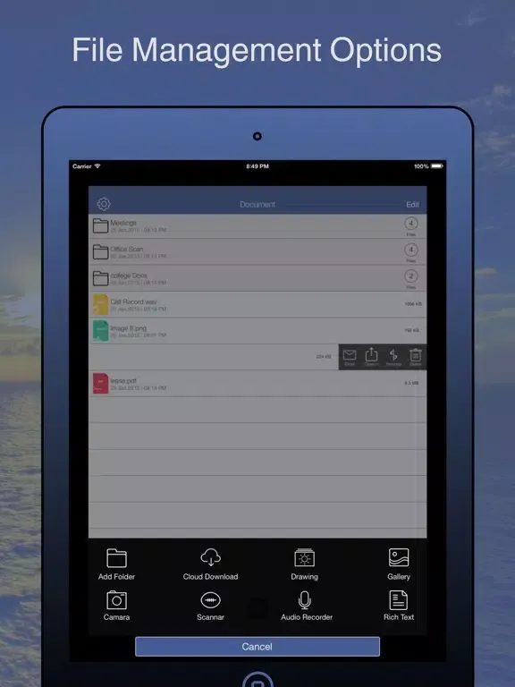 File pro : File manager iPad  Screenshots