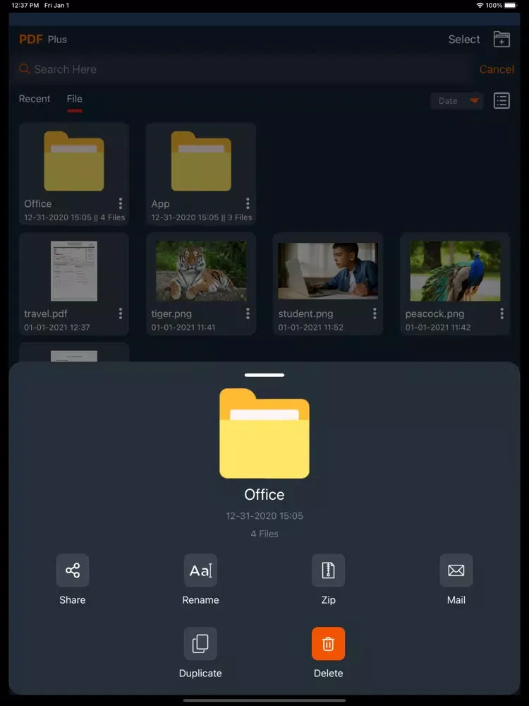 صور PDF Plus : PDF Reader & Editor iPad 