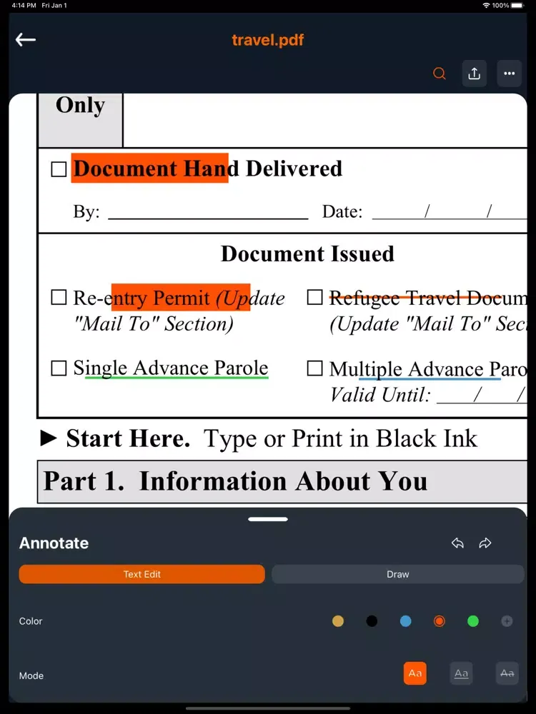 صور PDF Plus : PDF Reader & Editor iPad 
