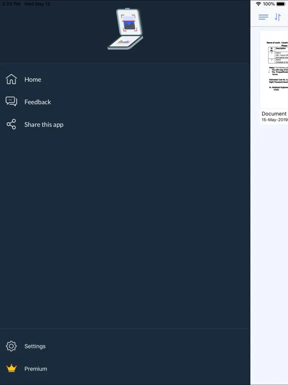 Tangkapan layar PDF Scanner : Scan & Share iPad 