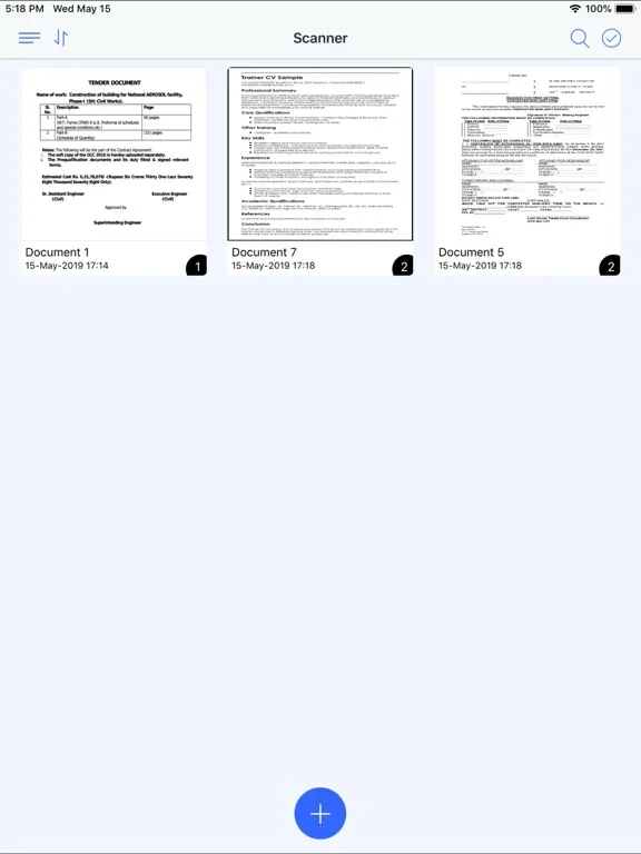 Tangkapan layar PDF Scanner : Scan & Share iPad 