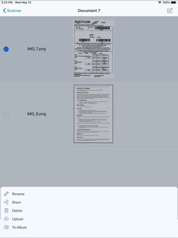 Tangkapan layar PDF Scanner : Scan & Share iPad 
