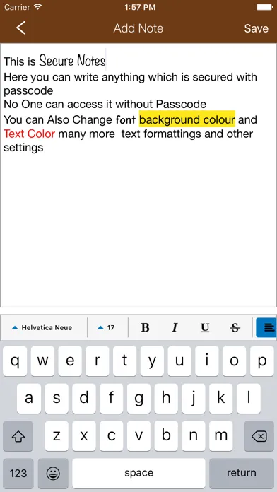 Secure Notes : Text Memo, Note Screenshots