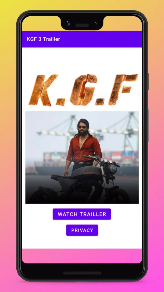 Captures d'écran de KGF 3 : Trailer