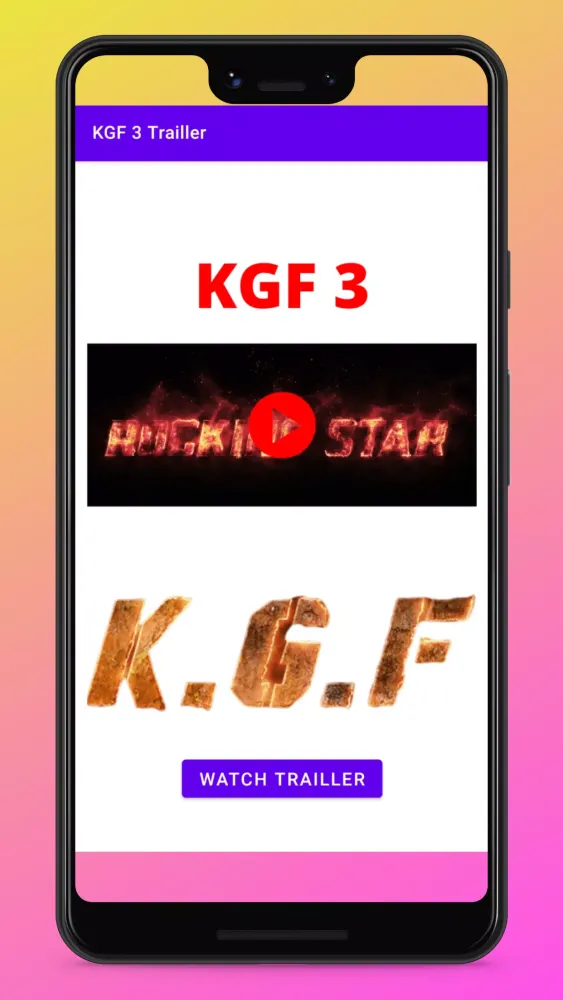 Captures d'écran de KGF 3 : Trailer