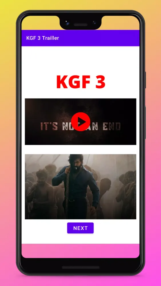 Captures d'écran de KGF 3 : Trailer