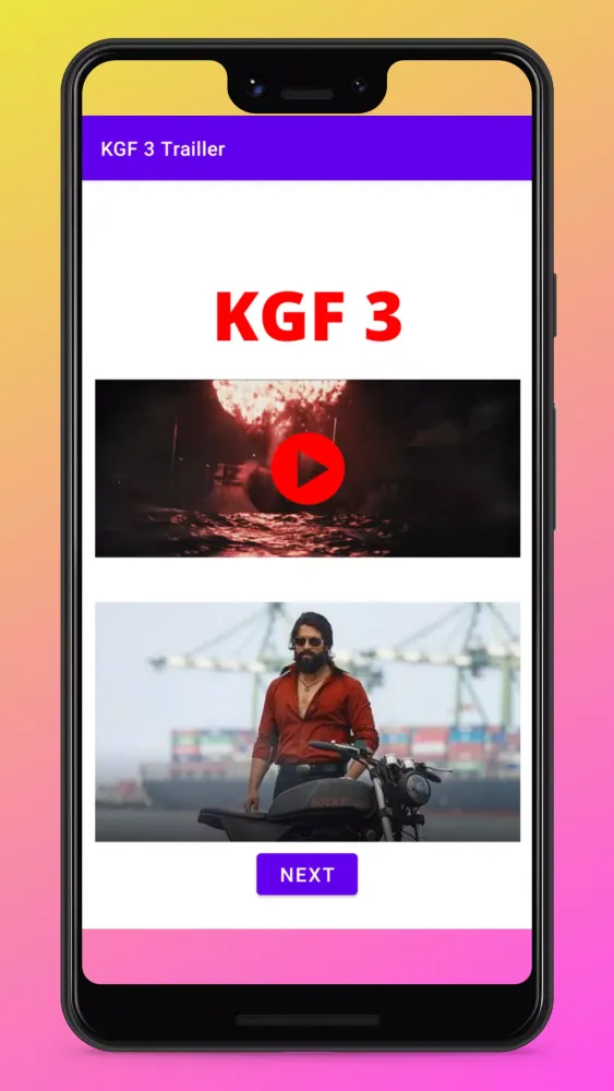 Captures d'écran de KGF 3 : Trailer